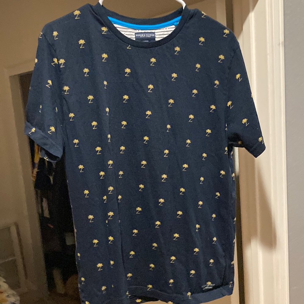 Denim & Flower T-Shirt